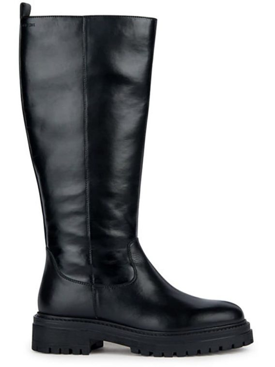 Geox Kozaki "Iridea" w kolorze czarnym rozmiar: 37 kolor black