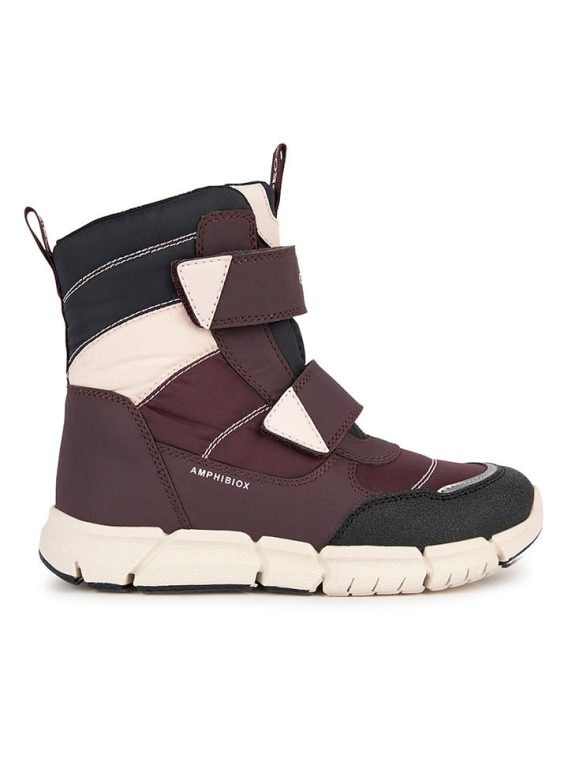 Geox Kozaki zimowe "Flexyper" w kolorze bordowo-jasnoróżowym rozmiar: 38 kolor red/pink