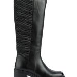 Geox Skórzane kozaki "Damiana" w kolorze czarnym rozmiar: 41 kolor black