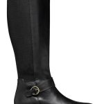 Geox Skórzane kozaki "Felicity" w kolorze czarnym rozmiar: 38 kolor black