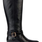 Geox Skórzane kozaki "Felicity" w kolorze czarnym rozmiar: 39 kolor black