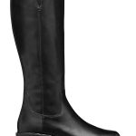 Geox Skórzane kozaki "Felleny" w kolorze czarnym rozmiar: 41 kolor black