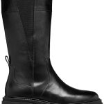 Geox Skórzane kozaki "Iridea" w kolorze czarnym rozmiar: 36 kolor black