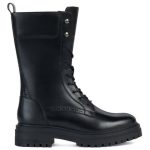 Geox Skórzane kozaki "Iridea" w kolorze czarnym rozmiar: 37 kolor black