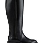 Geox Skórzane kozaki "Iridea" w kolorze czarnym rozmiar: 41 kolor black
