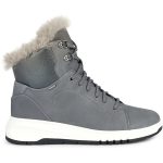 Geox Skórzane kozaki zimowe "Aerantis" w kolorze szarym rozmiar: 37 kolor gray