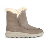 Geox Skórzane kozaki zimowe "Spherica" w kolorze beżowym rozmiar: 42 kolor beige