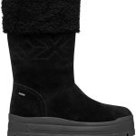 Geox Skórzane kozaki zimowe "Spherica" w kolorze czarnym rozmiar: 38 kolor black