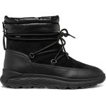 Geox Skórzane kozaki zimowe "Spherica" w kolorze czarnym rozmiar: 40 kolor black