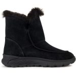 Geox Skórzane kozaki zimowe "Spherica" w kolorze czarnym rozmiar: 41 kolor black