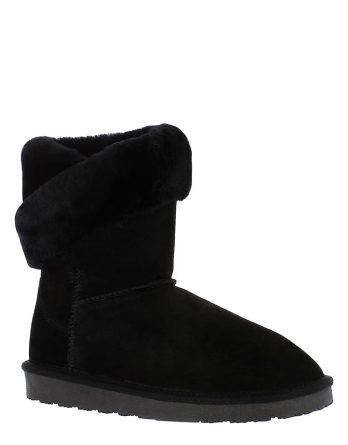 Gooce Skórzane kozaki zimowe "Beverly" w kolorze czarnym rozmiar: 40 kolor black