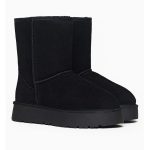 Gooce Skórzane kozaki zimowe "Fairfield" w kolorze czarnym rozmiar: 41 kolor black