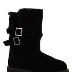 Gooce Skórzane kozaki zimowe "Huntspill Waterproof" w kolorze czarnym rozmiar: 38 kolor black