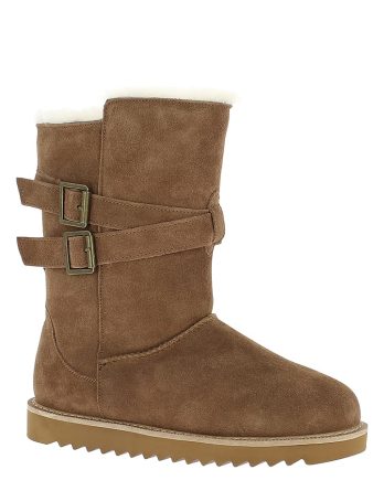 Gooce Skórzane kozaki zimowe "Huntspill Waterproof" w kolorze jasnobrązowym rozmiar: 38 kolor brown