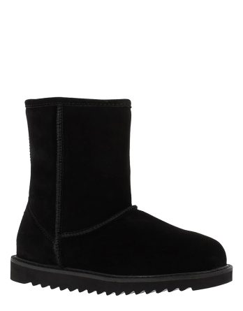 Gooce Skórzane kozaki zimowe "Sawel Waterproof" w kolorze czarnym rozmiar: 38 kolor black