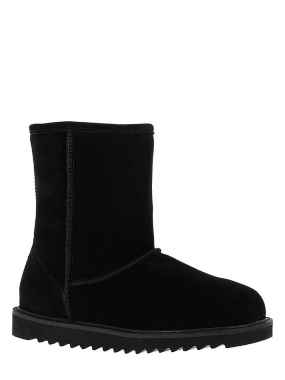 Gooce Skórzane kozaki zimowe "Sawel Waterproof" w kolorze czarnym rozmiar: 38 kolor black