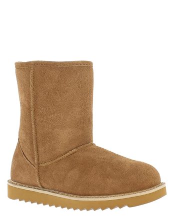 Gooce Skórzane kozaki zimowe "Sawel Waterproof" w kolorze jasnobrązowym rozmiar: 40 kolor brown