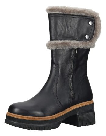 ILC Skórzane kozaki w kolorze czarnym rozmiar: 40 kolor black