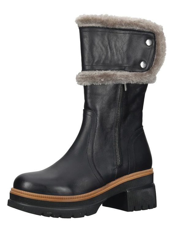 ILC Skórzane kozaki w kolorze czarnym rozmiar: 40 kolor black