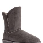 ISLAND BOOT Kozaki zimowe "Adeline" w kolorze antracytowym rozmiar: 36 kolor gray/black