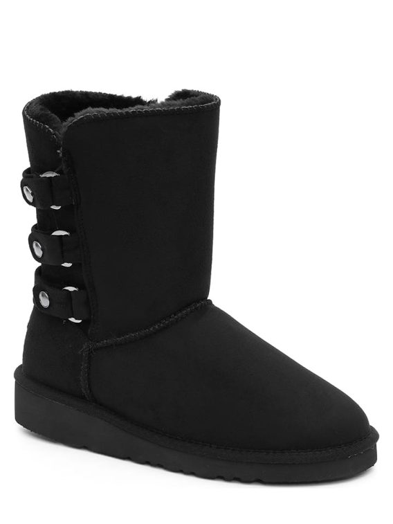 ISLAND BOOT Kozaki zimowe "Betina" w kolorze czarnym rozmiar: 38 kolor black