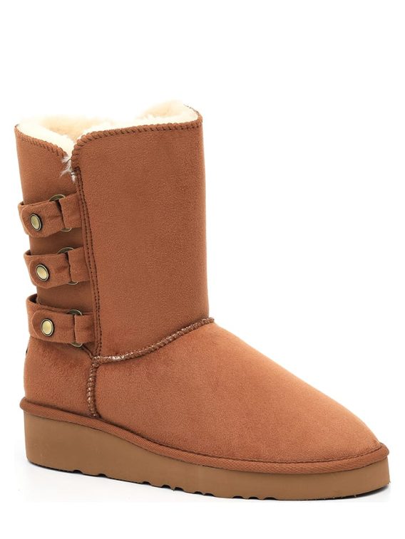 ISLAND BOOT Kozaki zimowe "Betina" w kolorze jasnobrązowym rozmiar: 36 kolor brown
