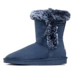 ISLAND BOOT Kozaki zimowe "Cora" w kolorze granatowym rozmiar: 36 kolor blue