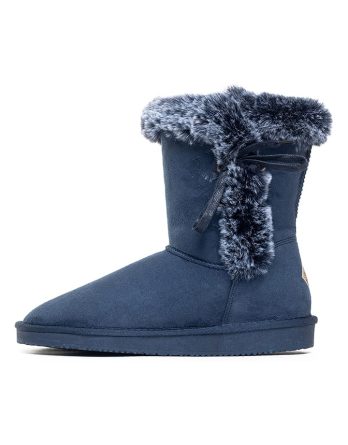 ISLAND BOOT Kozaki zimowe "Cora" w kolorze granatowym rozmiar: 39 kolor blue