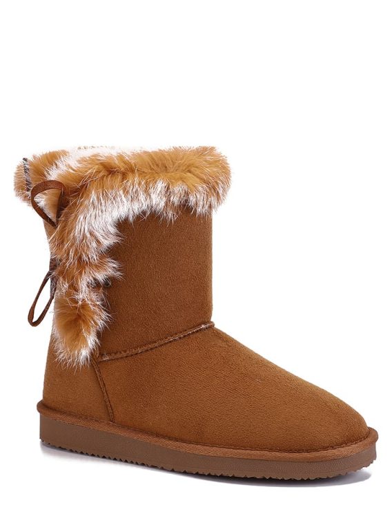 ISLAND BOOT Kozaki zimowe "Cora" w kolorze jasnobrązowym rozmiar: 36 kolor brown