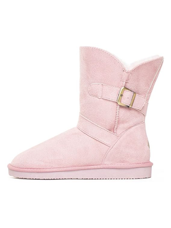ISLAND BOOT Kozaki zimowe "Eveline" w kolorze jasnoróżowym rozmiar: 36 kolor pink