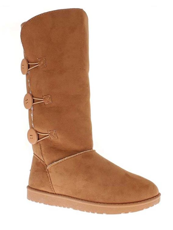 ISLAND BOOT Kozaki zimowe "Flora" w kolorze jasnobrązowym rozmiar: 36 kolor brown