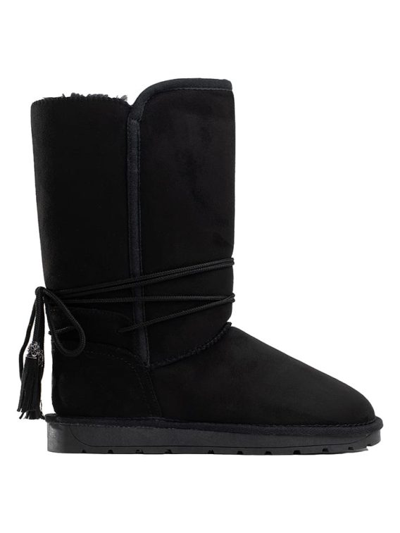 ISLAND BOOT Kozaki zimowe "Hoshy" w kolorze czarnym rozmiar: 38 kolor black