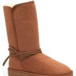 ISLAND BOOT Kozaki zimowe "Hoshy" w kolorze jasnobrązowym rozmiar: 36 kolor brown
