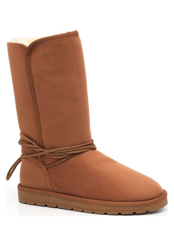 ISLAND BOOT Kozaki zimowe "Hoshy" w kolorze jasnobrązowym rozmiar: 36 kolor brown