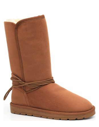 ISLAND BOOT Kozaki zimowe "Hoshy" w kolorze jasnobrązowym rozmiar: 38 kolor brown