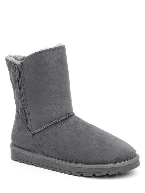 ISLAND BOOT Kozaki zimowe "Zasha" w kolorze antracytowym rozmiar: 36 kolor gray/black