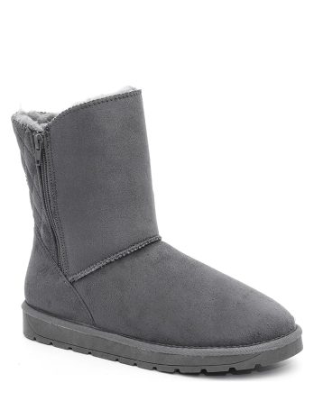 ISLAND BOOT Kozaki zimowe "Zasha" w kolorze antracytowym rozmiar: 38 kolor gray/black