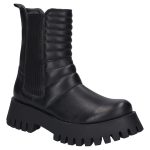 Josef Seibel Skórzane kozaki "Mavie 02" w kolorze czarnym rozmiar: 39 kolor black