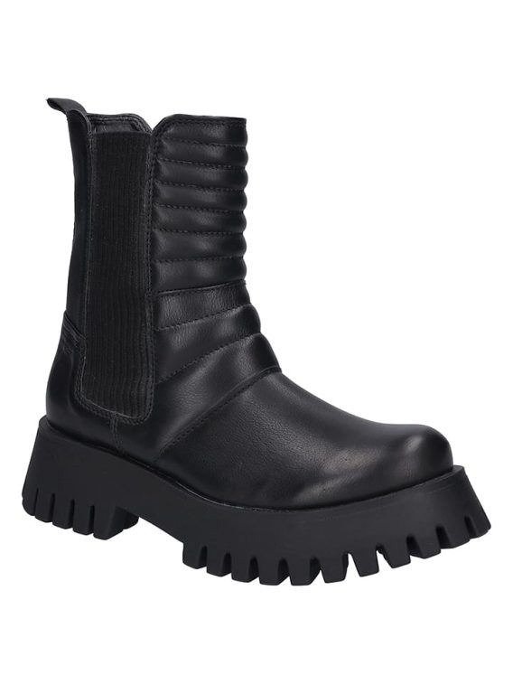 Josef Seibel Skórzane kozaki "Mavie 02" w kolorze czarnym rozmiar: 39 kolor black