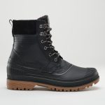 Kamik Skórzane kozaki zimowe "Hemlock" w kolorze czarnym rozmiar: 40 kolor black
