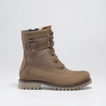 Kamik Skórzane kozaki zimowe "Roguemid" w kolorze jasnobrązowym rozmiar: 40 kolor brown