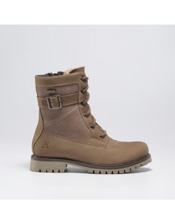 Kamik Skórzane kozaki zimowe "Roguemid" w kolorze jasnobrązowym rozmiar: 40 kolor brown