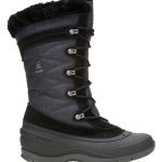 Kamik Skórzane kozaki zimowe "Snovalley 4" w kolorze szaro-czarnym rozmiar: 41 kolor gray/black