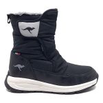 Kangaroos Kozaki zimowe "Belle" w kolorze czarno-białym rozmiar: 37 kolor black