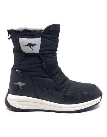 Kangaroos Kozaki zimowe "Belle" w kolorze czarno-białym rozmiar: 37 kolor black