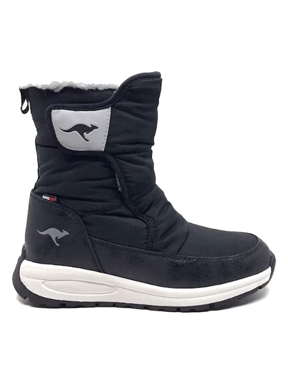 Kangaroos Kozaki zimowe "Belle" w kolorze czarno-białym rozmiar: 38 kolor black