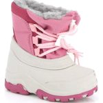 Kimberfeel Kozaki zimowe "Baltimore" w kolorze jasnoróżowo-kremowym rozmiar: 18/ 19 kolor pink/beige