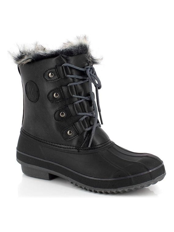 Kimberfeel Kozaki zimowe "Vallandry" w kolorze czarnym rozmiar: 35 kolor black