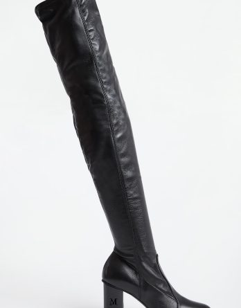 Kozaki damskie Damierboot MAX MARA ACCESSORI kolor