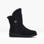 Kozaki marki Skechers kolor czarny
